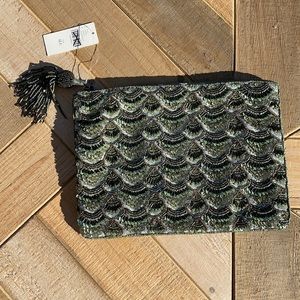 Anthropologie beaded clutch